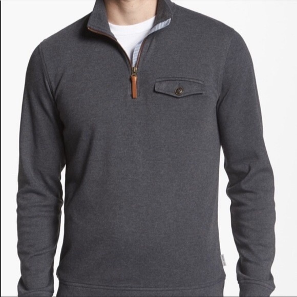Ted Baker London Other - Ted Baker Button Pocket Quarter Zip Pullover